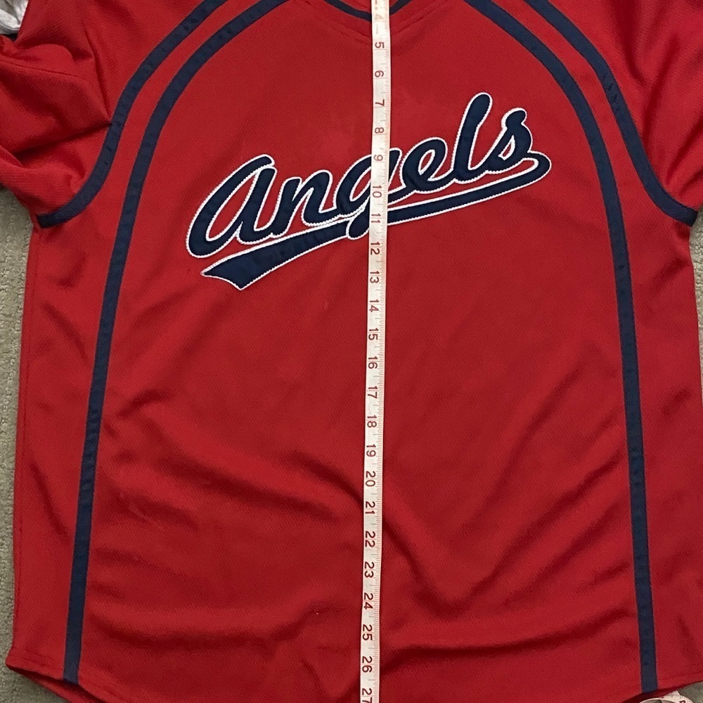 True Fans Anaheim Angels Warm Up Jersey Size Large - Picture 7 of 7